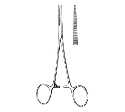 Leriche Artery Forceps, 6" (15.2 Cm), Curved